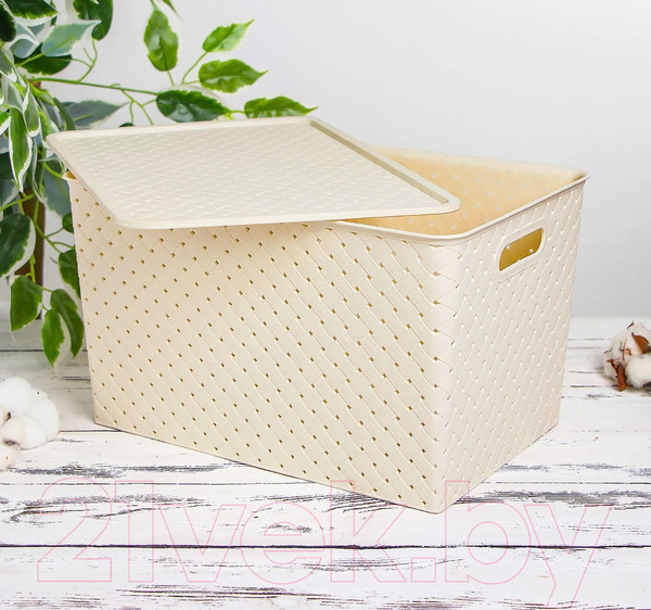 Изображение товара Корзина Violet Береста / 523126 (14л, слоновая кость)