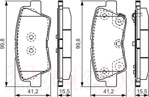 Изображение товара Тормозные колодки Bosch 0986494768