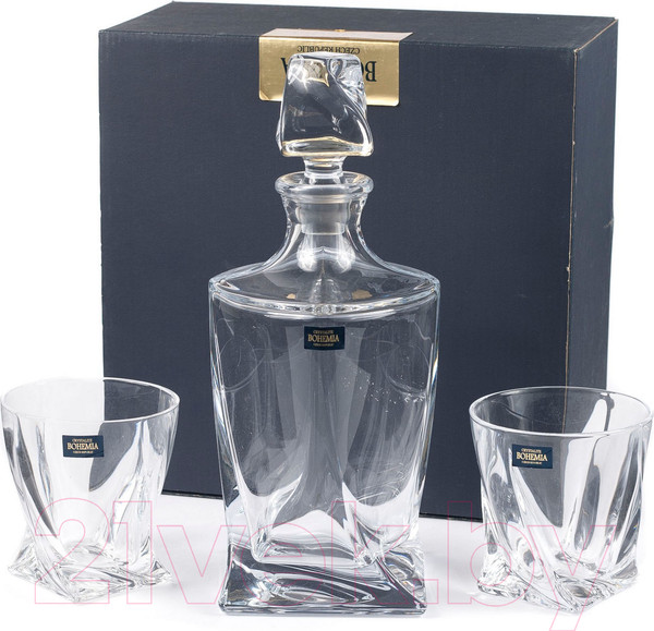 Изображение товара Набор для виски Bohemia Crystalite Quadro 2K9/99999/9/99A44/886-3M8