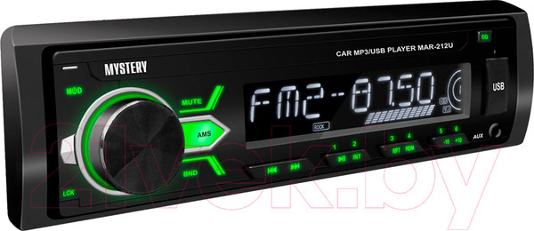 Изображение товара Бездисковая автомагнитола Mystery MAR-212U