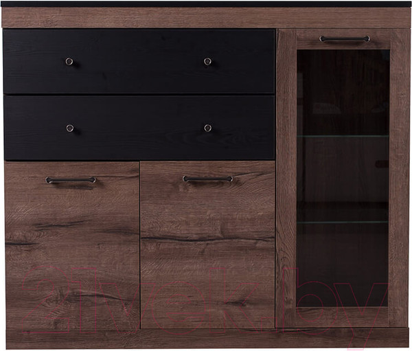 Изображение товара Тумба Anrex Jagger 1V2D2S (дуб монастырский/черный)