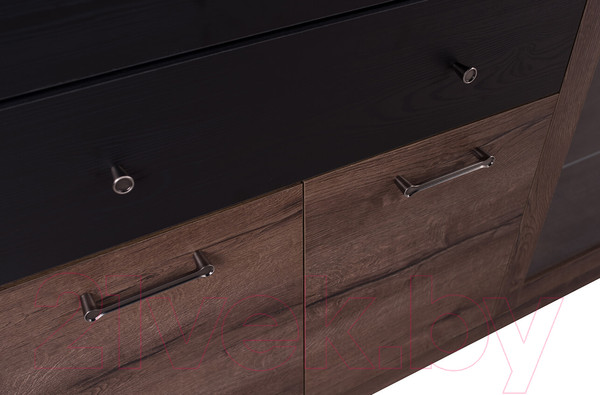 Изображение товара Тумба Anrex Jagger 1V2D2S (дуб монастырский/черный)