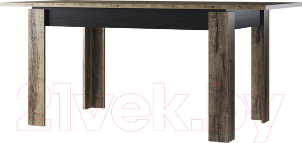 Изображение товара Обеденный стол Anrex Jagger (дуб монастырский/черный)