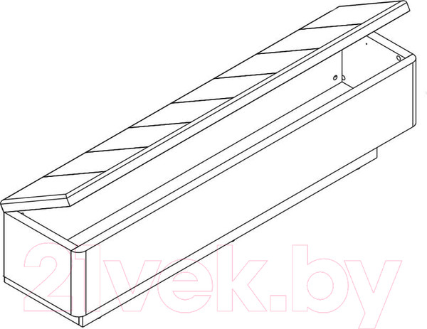 Изображение товара Скамья Anrex Jagger 160 (дуб монастырский/черный)