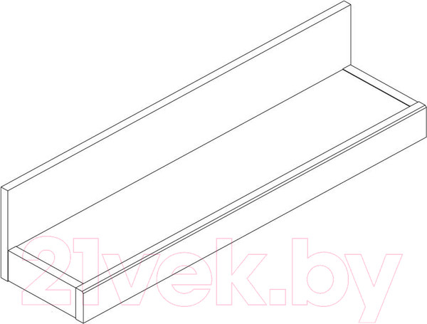 Изображение товара Полка Anrex Jagger ВТ (черный)