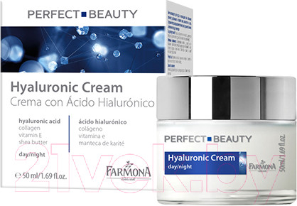 Изображение товара Крем для лица Farmona Perfect Beauty Blue Hyaluronic Cream (50мл)