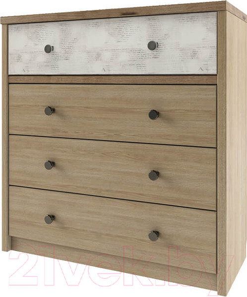 Изображение товара Комод Anrex Diesel 4S/D2 (дуб мадура/энигма)