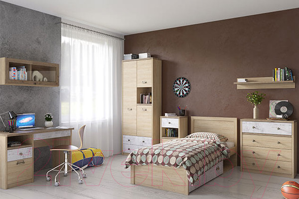 Изображение товара Комод Anrex Diesel 4S/D2 (дуб мадура/энигма)