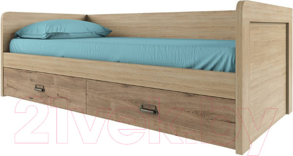 Изображение товара Кровать-тахта Anrex Diesel 90-2/D1 (дуб мадура/веллингтон)