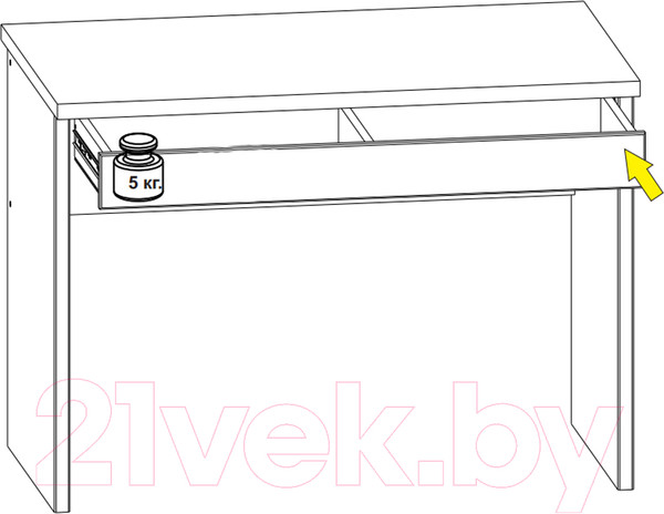 Изображение товара Письменный стол Anrex Diesel 1S (дуб мадура)