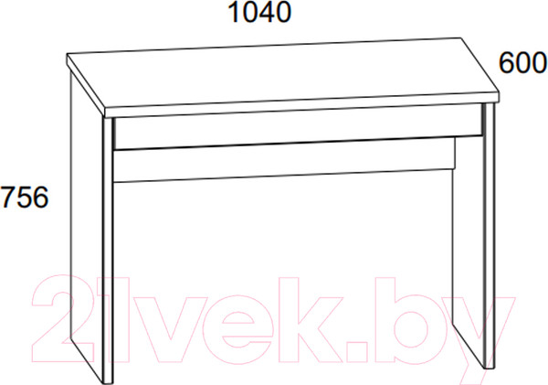 Изображение товара Письменный стол Anrex Diesel 1S (дуб мадура)