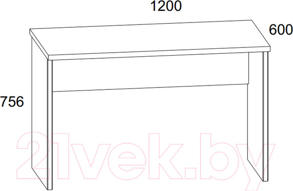 Изображение товара Письменный стол Anrex Diesel 120 (дуб мадура)