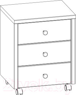 Изображение товара Тумба Anrex Diesel 3S/D1 (дуб мадура/веллингтон)