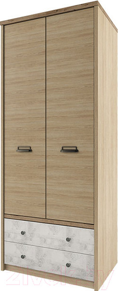 Изображение товара Шкаф Anrex Diesel 2DG2S/D2 (дуб мадура/энигма)