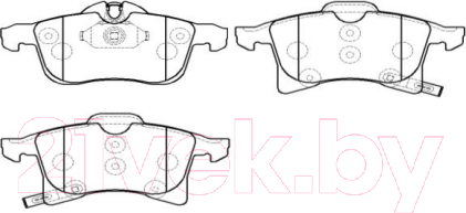 Изображение товара Тормозные колодки HSB HP9653