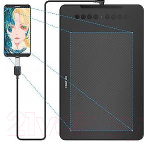 Изображение товара Графический планшет XP-Pen Deco 01 V2