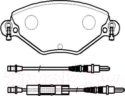 Изображение товара Тормозные колодки HSB HP9672
