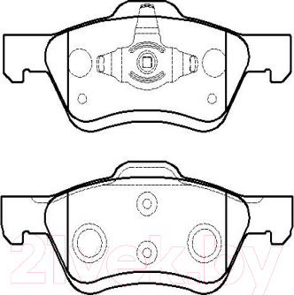 Изображение товара Тормозные колодки HSB HP9701