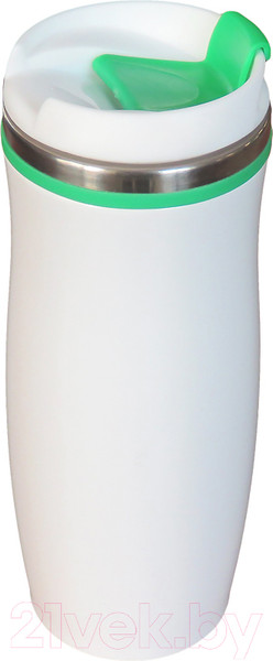Изображение товара Термокружка Utta Latte 5003.04 (белый/зеленый)