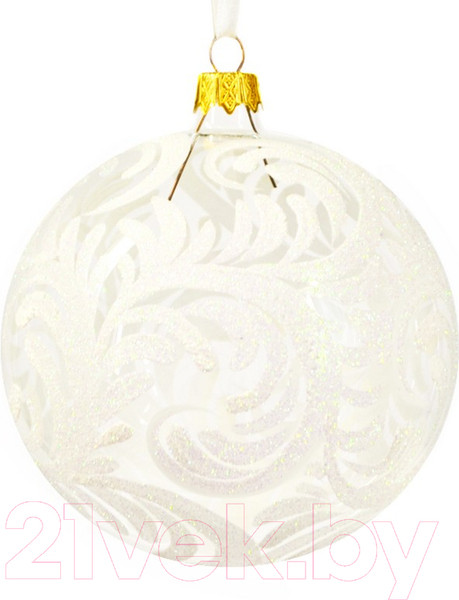 Изображение товара Шар новогодний Грай Снежная королева на прозрачном Ш100-36