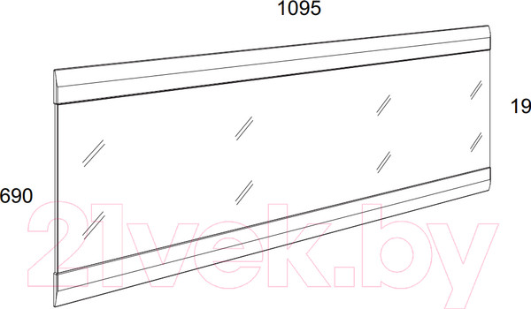 Изображение товара Зеркало Anrex Linate Typ 122 (белый)