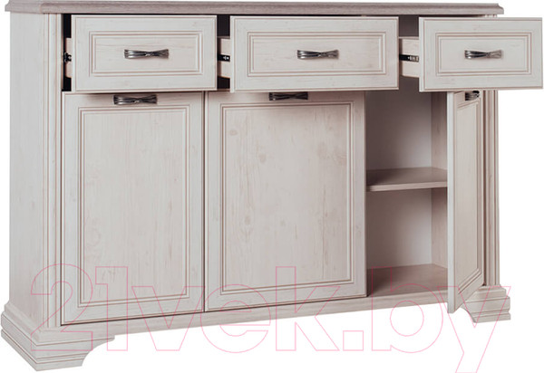 Изображение товара Тумба Anrex Monako 3D3S (сосна винтаж/дуб анкона)