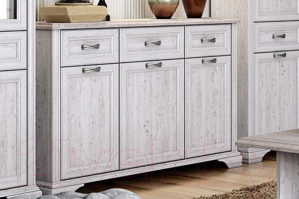 Изображение товара Тумба Anrex Monako 3D3S (сосна винтаж/дуб анкона)