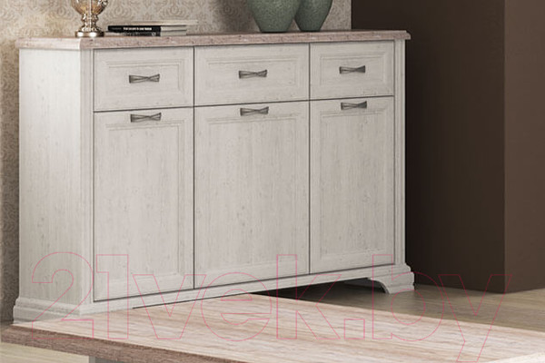 Изображение товара Тумба Anrex Monako 3D3S (сосна винтаж/дуб анкона)