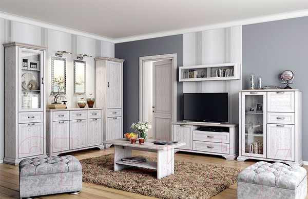 Изображение товара Шкаф Anrex Monako 2D1S (сосна винтаж/дуб анкона)