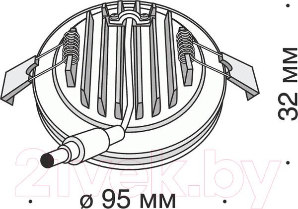 Изображение товара Точечный светильник Maytoni Phanton DL2001-L12W4K