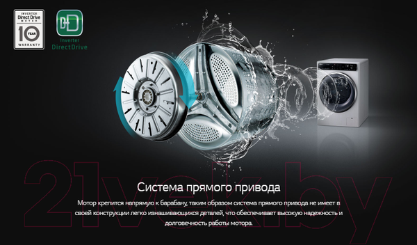 Изображение товара Стиральная машина LG Steam F4M5VS6S