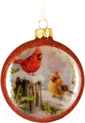 Изображение товара Елочная игрушка Грай Медальон-Птички Ф-95