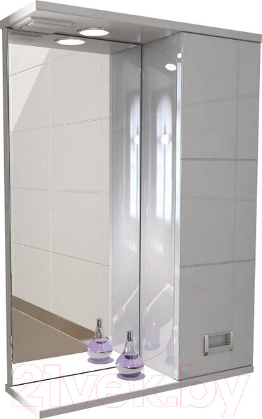 Изображение товара Шкаф с зеркалом для ванной Emmy Монтана 50