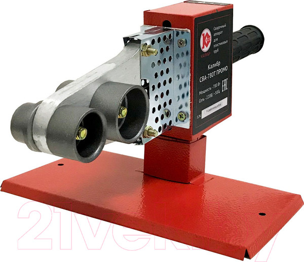 Изображение товара Паяльник для полипропиленовых труб Калибр Промо СВА-780Т (61900)