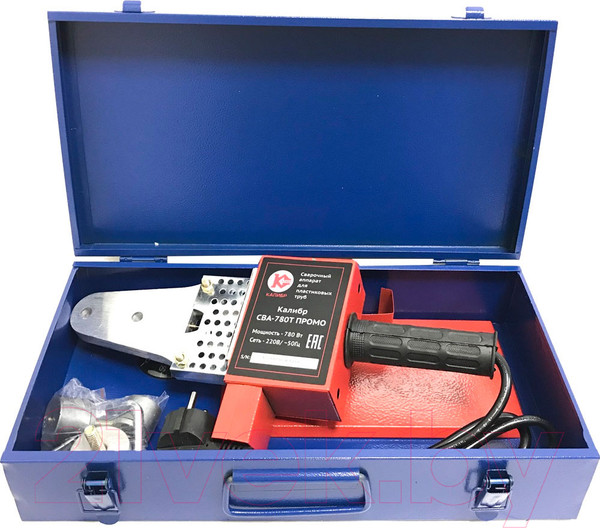 Изображение товара Паяльник для полипропиленовых труб Калибр Промо СВА-780Т (61900)