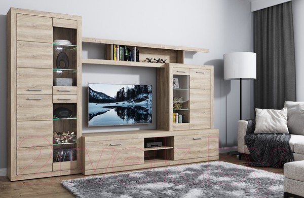 Изображение товара Стенка Anrex Oskar (дуб санремо)