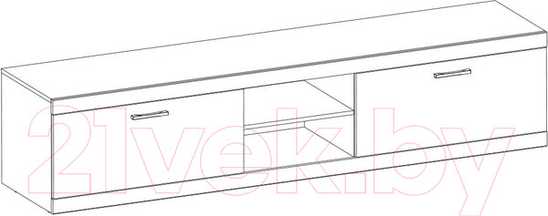 Изображение товара Тумба Anrex Oskar RTV 2S2NB (дуб санремо)