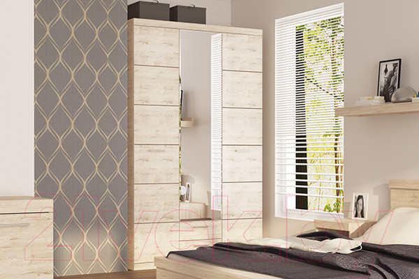 Изображение товара Шкаф Anrex Oskar 3D2S Z (дуб санремо)