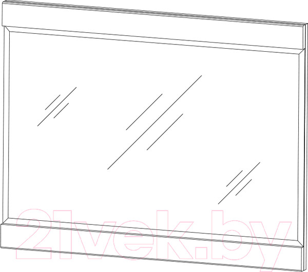 Изображение товара Зеркало Anrex Oskar (дуб санремо)