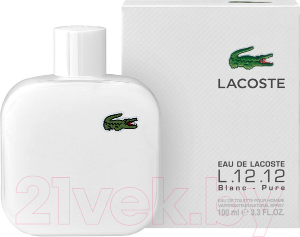 Изображение товара Туалетная вода Lacoste Eau De Lacoste L.12.12 Blanc Pure (100мл)