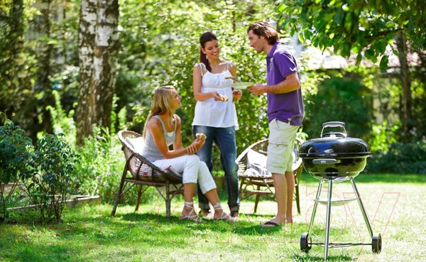 Изображение товара Угольный гриль Weber Compact Kettle CK-57 (черный)