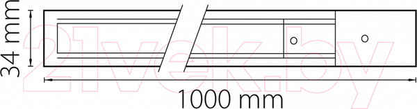 Изображение товара Шинопровод Lightstar Barra 502015