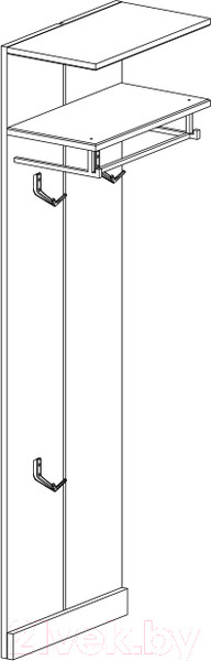 Изображение товара Вешалка для одежды Anrex Oskar 60 (дуб санремо)