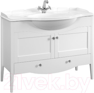 Изображение товара Тумба под умывальник Belux Афины Н 105-01 (18, белый матовый)