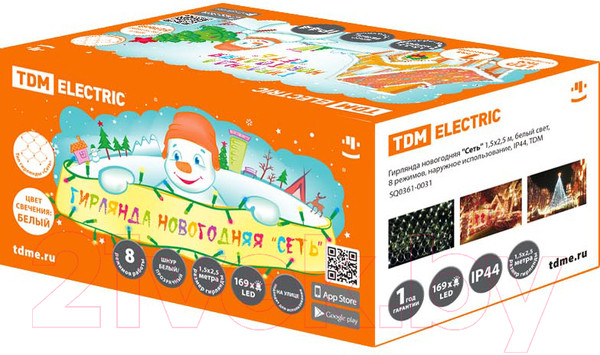 Изображение товара Светодиодная сеть TDM SQ0361-0031