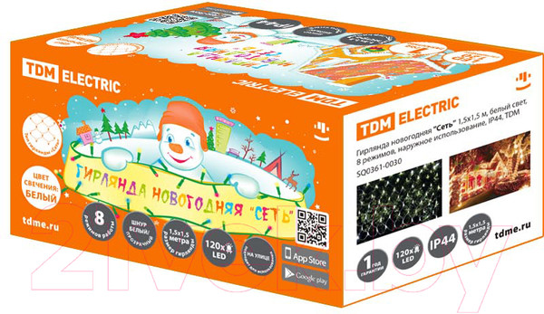 Изображение товара Светодиодная сеть TDM SQ0361-0030