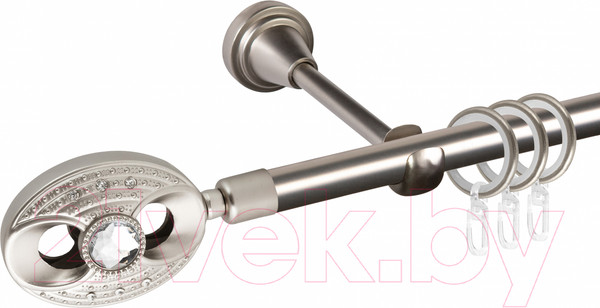 Изображение товара Карниз для штор АС ФОРОС Grace D16Г составной + наконечники Игнацио (2.8м, сатин)