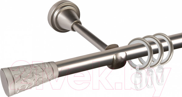 Изображение товара Карниз для штор АС ФОРОС Grace D16Г составной + наконечники Севилья (3.2м, сатин)