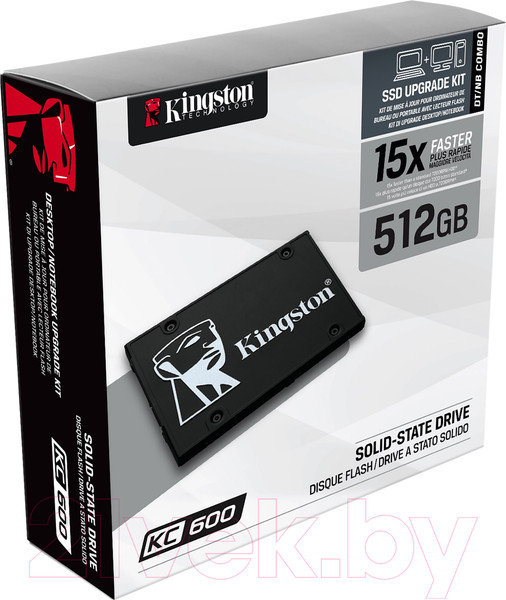 Изображение товара SSD диск Kingston KC600 512GB (SKC600/512G)