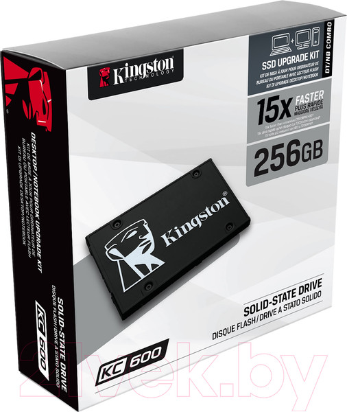 Изображение товара SSD диск Kingston KC600 256GB (SKC600/256G)